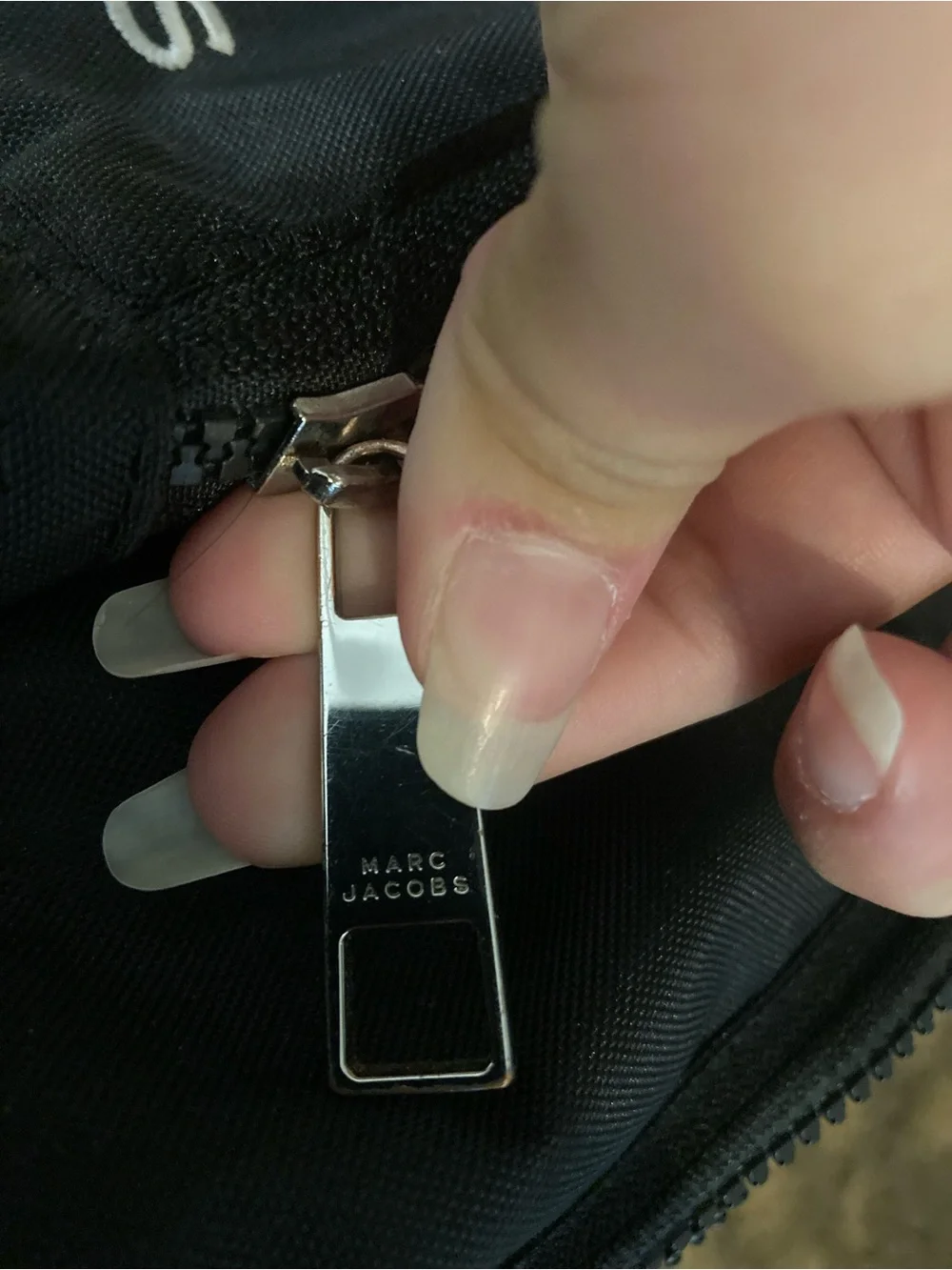 Marc Jacobs Black Nylon Backpack